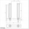 Two Roller Guide With Steel L Bracket and Two 150mm Large Rollers.