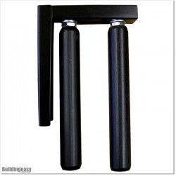 Top Roller Guide With L Bracket and Two 300mm Extra Large Rollers.