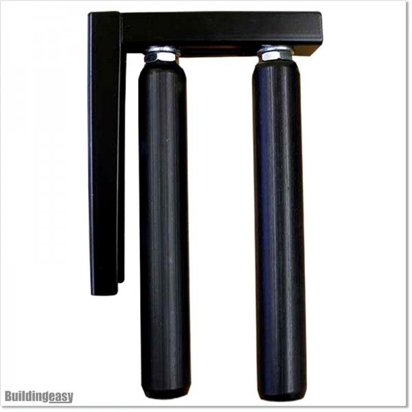 Top Roller Guide With L Bracket and Two 300mm Extra Large Rollers.