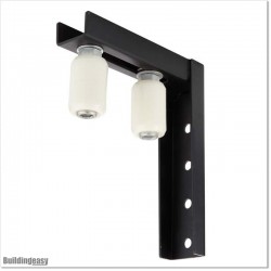 Two Roller Guide With Strong Steel Bracket and Two 41mm Rollers.