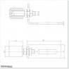 Roller Guide Fits Side Of Gate With Small 2" Roller and L Bracket.