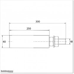 250mm Long Nylon Roller use For Sliding Gate in Auckland.