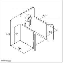 Sliding Gate Stopper Opened From The Top For Spiked Gates.