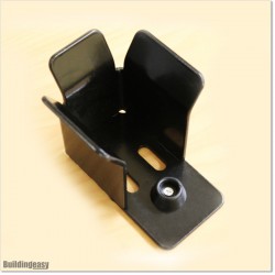 Pre Holed Sliding Gate Stopper With Rubber Knob Fitted Inside