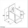 Pre Holed Extra Large Sliding Gate Stopper For Sliding Cantilevered Gates.