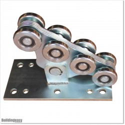 Heavy Duty 8 Wheel Roller Carriage for Heavy Cantilever Gates.