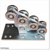 Heavy Duty 8 Wheel Roller Carriage for Heavy Cantilever Gates.