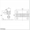 Light Duty 8 Wheel Roller Carriage for Cantilever Gates.