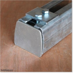 End Cap for Channel For light Cantilevered Gate System.