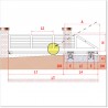 Complete Cantilevered Gate Kit For Light Sliding Cantilevered Gate.