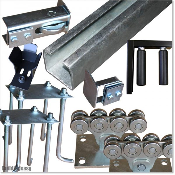 Complete Cantilevered Gate Kit For Light Sliding Cantilevered Gate.