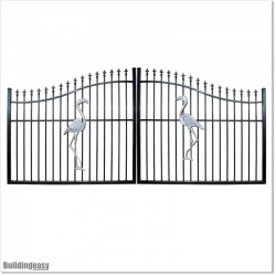 Flamingo Bird  Aluminum Casting For Gates And Fence