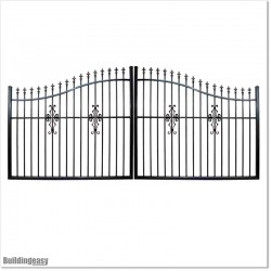 Regency Large Scroll Aluminium Casting For Fencing Panels And Gates.