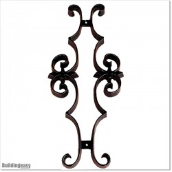 Regency Large Scroll Aluminium Casting For Fencing Panels And Gates.