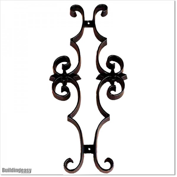 Regency Large Scroll Aluminium Casting For Fencing Panels And Gates.