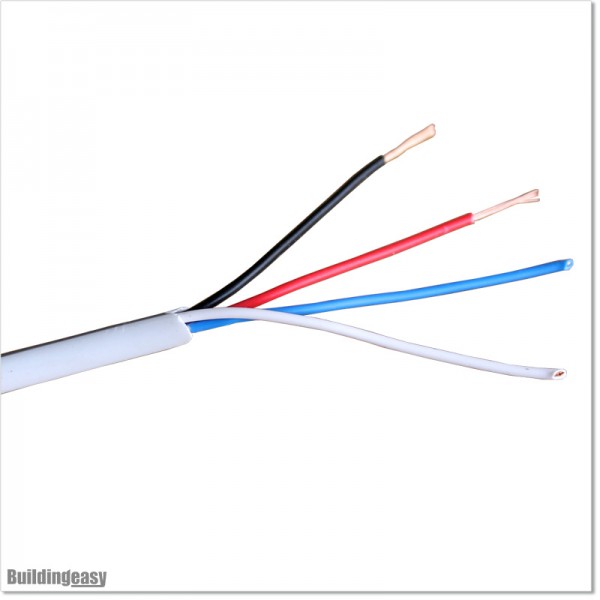 4 x 0.44mm², V75 PVC insulated Security and Access Control Cable in Meters
