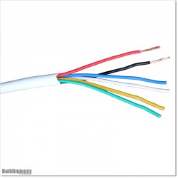 6 x 0.44mm², V75 PVC insulated Security and Access Control Wiring (Residential and Commercial)
