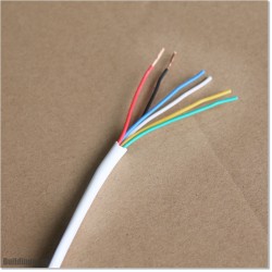 6 x 0.44mm², V75 PVC insulated Security and Access Control Cable in Meters