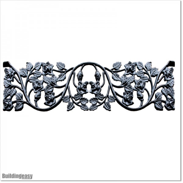 Aluminium Casting in shape of band of flower and leafs design for Metal Gates.