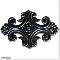 Aluminium Casting in shape of Symmetric Flower for Metal Gates.