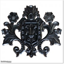 Aluminium Casting in shape of Large Soccer Logo design for Metal Gates.