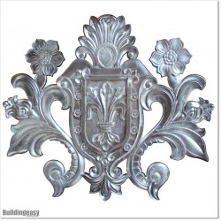 Aluminium Casting in shape of Large Soccer Logo design for Metal Gates.