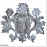 Aluminium Casting in shape of Large Soccer Logo design for Metal Gates.