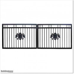Aluminium Casting in shape of Large Soccer Logo design for Metal Gates.