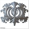 Aluminium Casting in shape of Large Gragon Flower for Metal Gates.