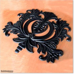 Aluminium Casting in shape of Large Gragon Flower for Metal Gates.