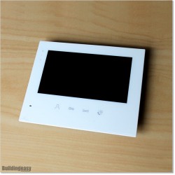 Video Intercom 7” TFT Colour Monitor with 8GB Memory, Gate Open and Electric Lock buttons