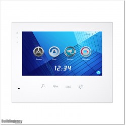 Video Intercom 7” TFT Colour Monitor with 8GB Memory, Gate Open and Electric Lock buttons