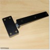 Truly little gap between the gate and post is possible with this hinge. Distance between post and frame of the gate is 5 to 50mm