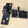 Truly little gap between the gate and post is possible with this hinge. Distance between post and frame of the gate is 5 to 50mm