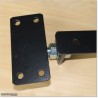 Truly little gap between the gate and post is possible with this hinge. Distance between post and frame of the gate is 5 to 80mm