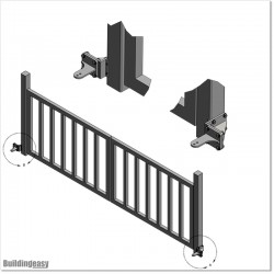 This bracket can be used with Sommer Twist 350 Gate Opener when gate hinge is too closed to the Post