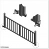 This bracket can be used with Sommer Twist 350 Gate Opener when gate hinge is too closed to the Post