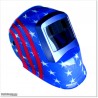 Auto Dark Welding Helmet Works on Replaceable Batteries Charge By Solar.