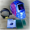 Auto Dark Welding Helmet Works on Replaceable Batteries Charge By Solar.