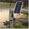 100W Solar operated double swing gate opener for medium duty applications