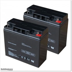 100W Solar operated double swing gate opener for medium duty applications