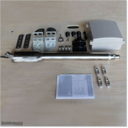 50W Solar operated single swing gate opener for medium duty applications