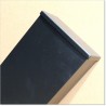 Post is 150 X 80 X 3 mm powder coated in matte black. Post is 2.5M long