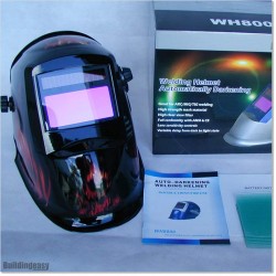 Auto Dark Welding Helmet With Safe Design and Extra Large Viewing Area