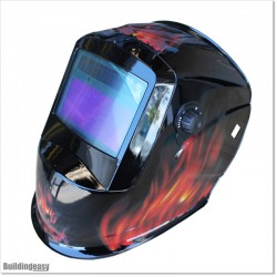 Auto Dark Welding and Grinding Helmet With Larger Viewing Area and Certified Design.