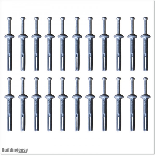 Concrete Nails Made Out Of Zink Alloy 40mm Long the Diameter of 6mm.