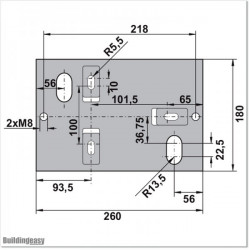 Installation Bracket for Sommer Starter S2