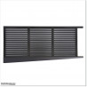 Aluminium Triangle frame fits to the bottom of our Louver Gates