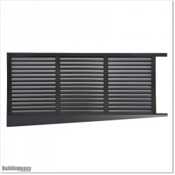 Aluminium Triangle frame fits to the bottom of our Louver Gates