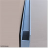 Aluminium Triangle frame fits to the bottom of our Louver Gates in Silver Pear colour